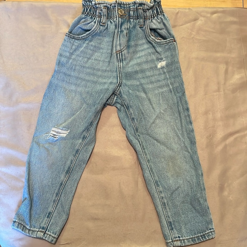 Zara paper bag jean for kids